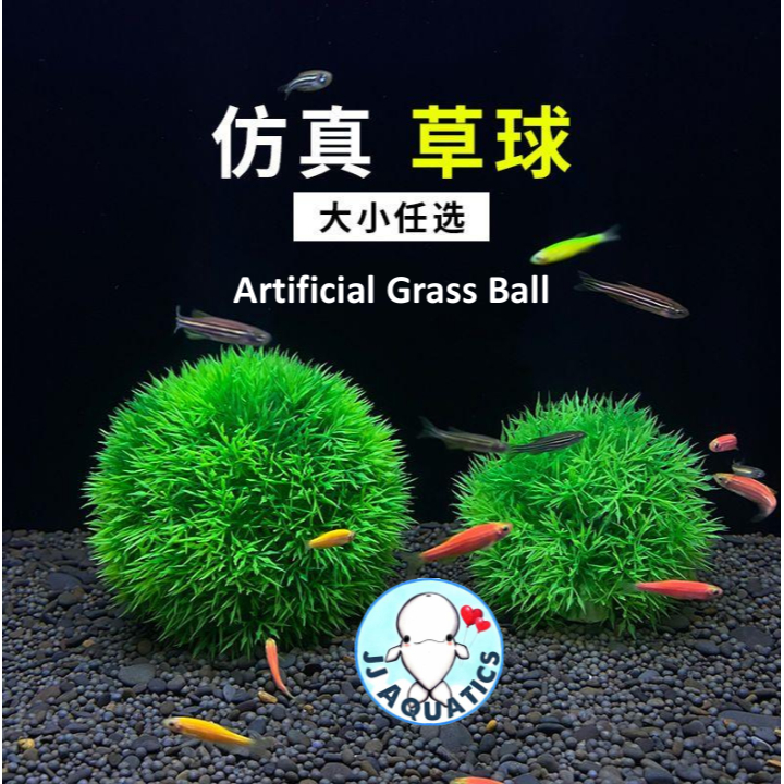 🔥Ready Stock 🔥Artificial Moss Fake Plant Round Moss Algae Landscaping Ornament Grass Ball