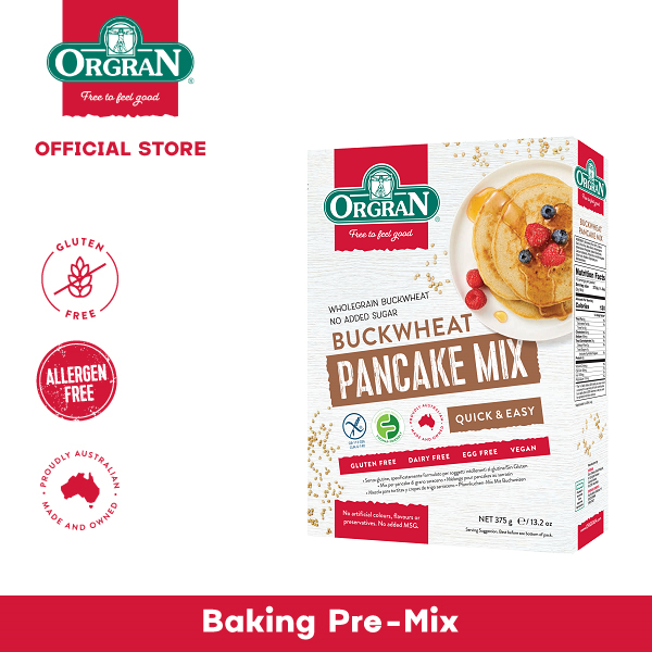 Orgran Gluten Free Buckwheat Pancake Mix (375g) Shopee Malaysia