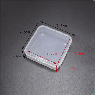 Transparent Plastic Jewelry Organizer Box 10 15 24 36 Slots Mini