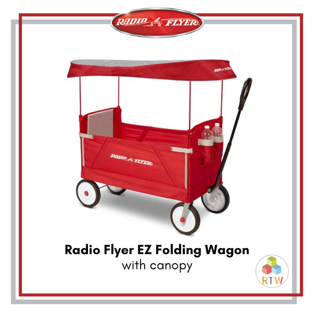 Radio Flyer Wagon Canopy - UV Protection Sun Shade For Kids Wagons