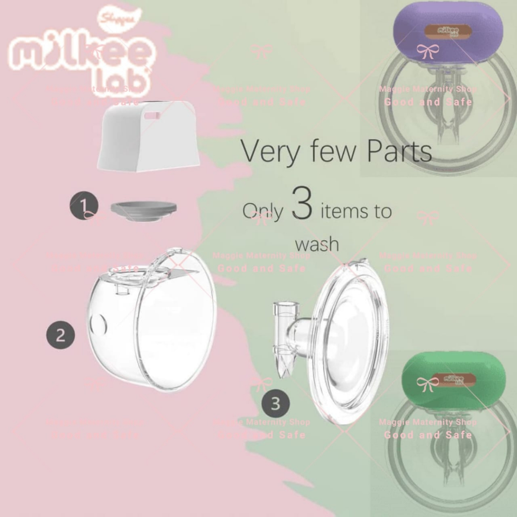 [Ready stock] Milkee Lap LacFree Wearable Breast Pump 2.0 (Shapee