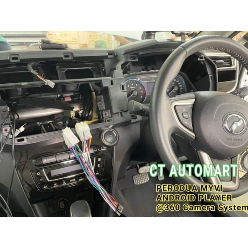 PERODUA AXIA/MYVI ANDROID PLAYER 3D 360 BIRD VIEW + 4 SIDE DVR VIDEO