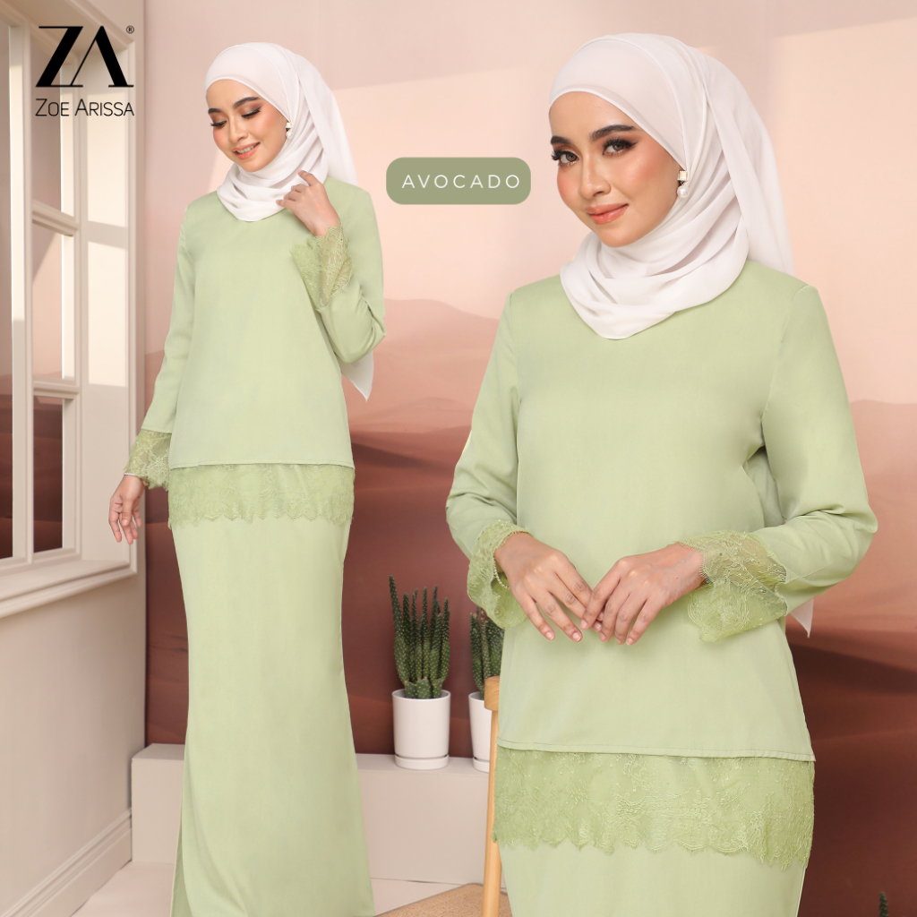 Gambar baju kurung Zoe Arissa