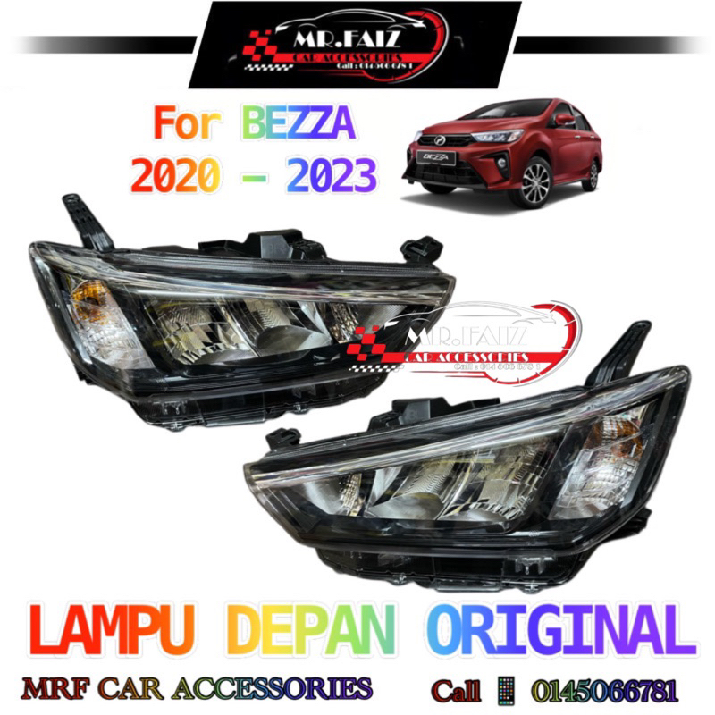 Lampu Depan Bezza 2020 - 2025 ( second hand original ) socket bezza ...