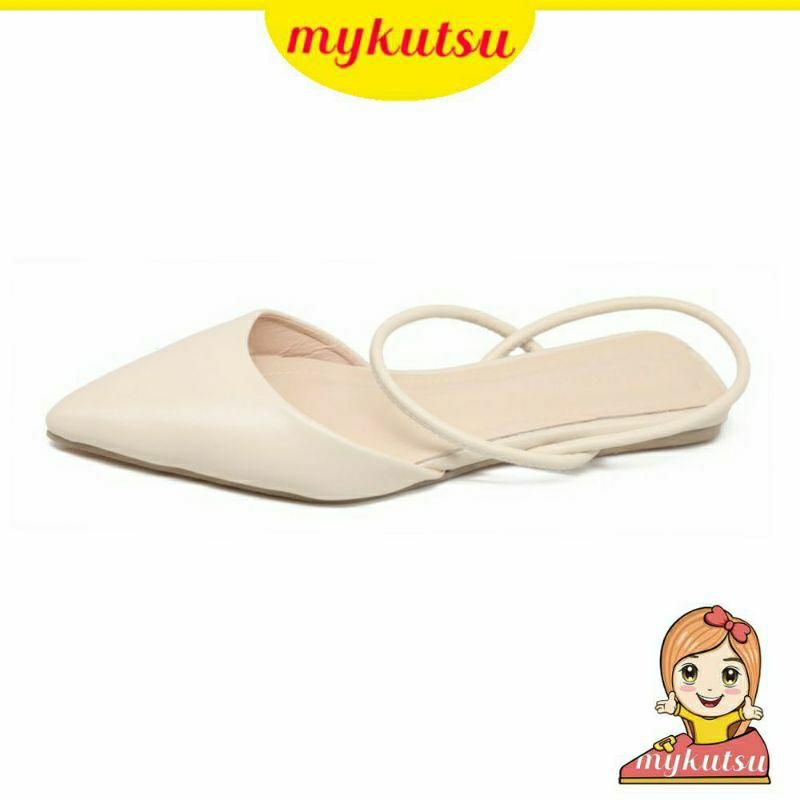 MAY Ladies Flat Shoes Shallow Pointed Toe Office Women Shoes