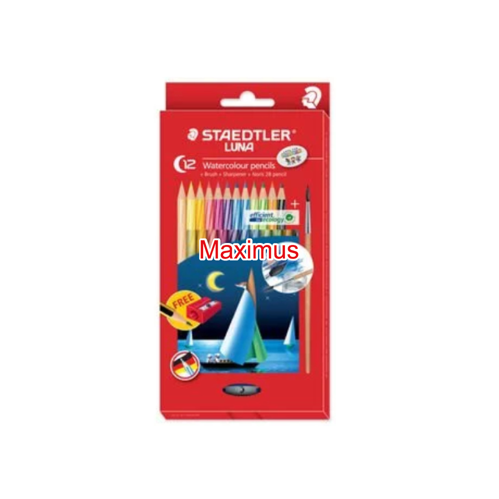 Staedtler Luna Classic Watercolor Pencils - Set Of 24 Colors