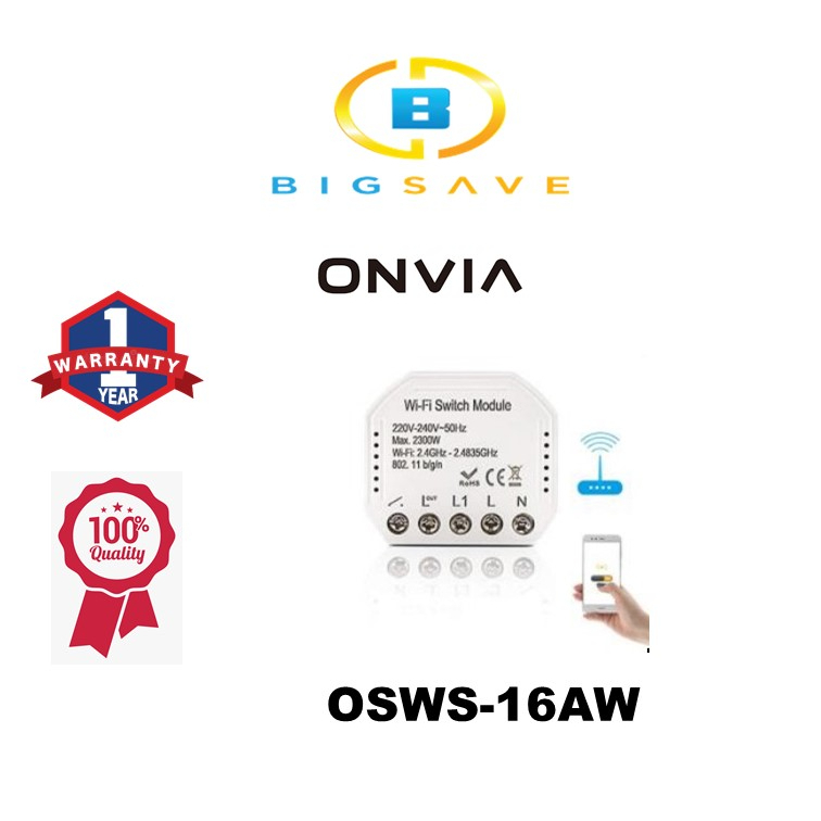 ONVIA OSWS-16AW SMART SWITCH 16A | Shopee Malaysia