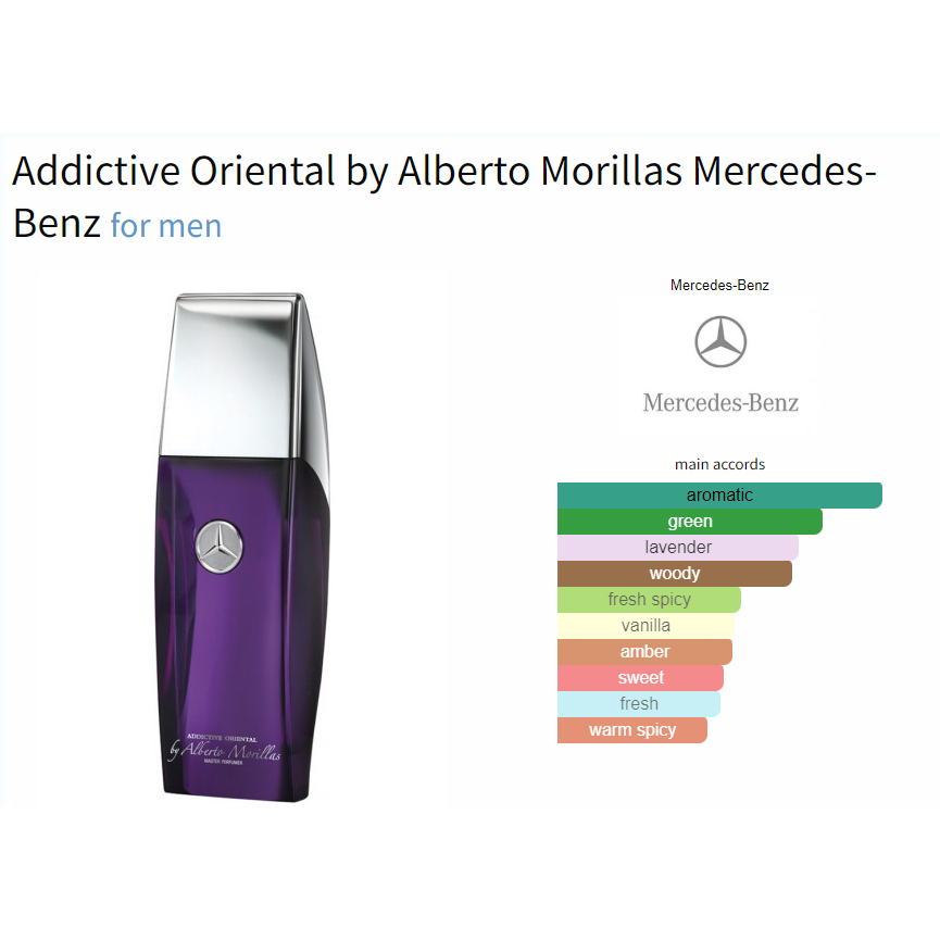 Mercedes discount addictive oriental