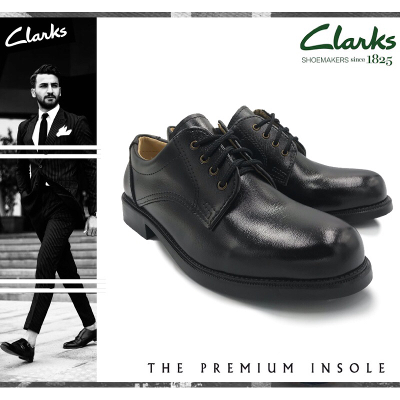 Clarks Men Stafford Park5 Black Nubuck