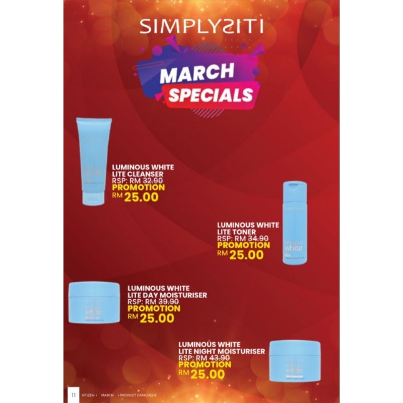 SIMPLYSITI LUMINOUS WHITE LITE (Full Set) Shopee Malaysia