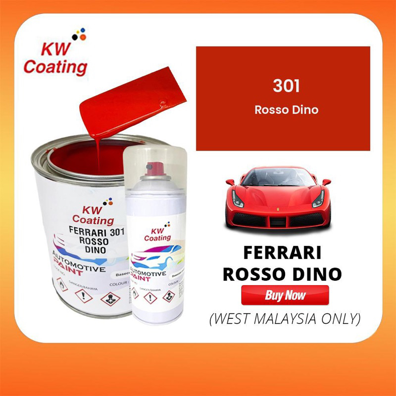 TRISTARcolor Peinture Voiture Kit Bombes De Peinture 2K Pour Ferrari