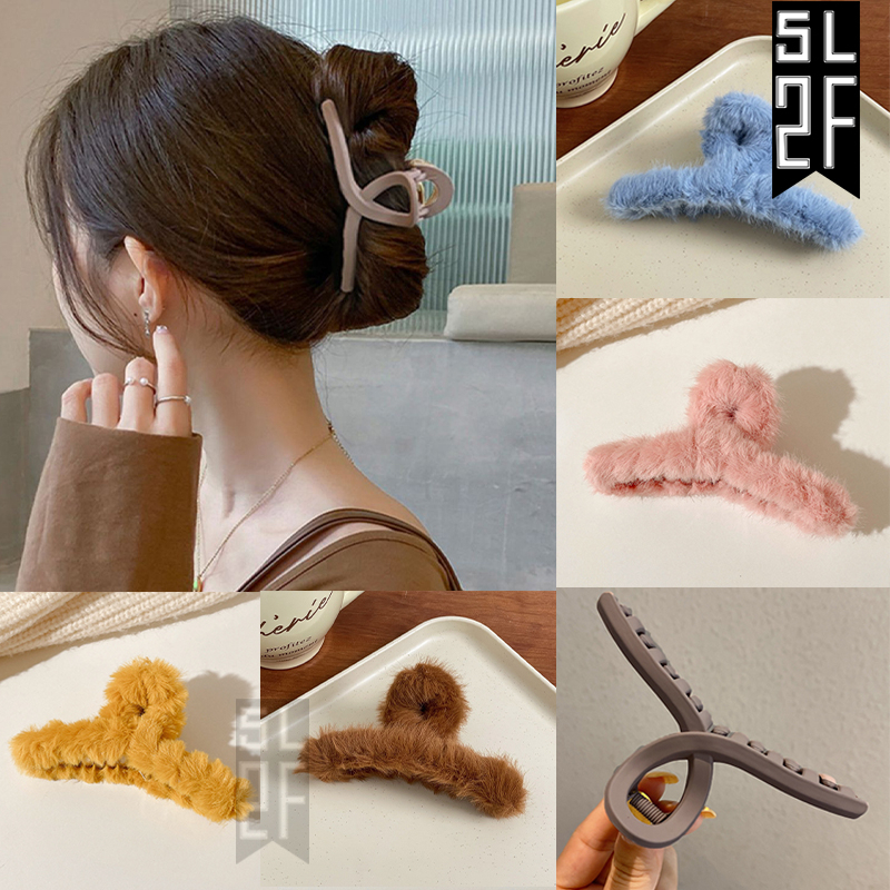 [Msia] Hair Claw Large Grip Women's Clip Rambut Korea Hair ikat rambut ...