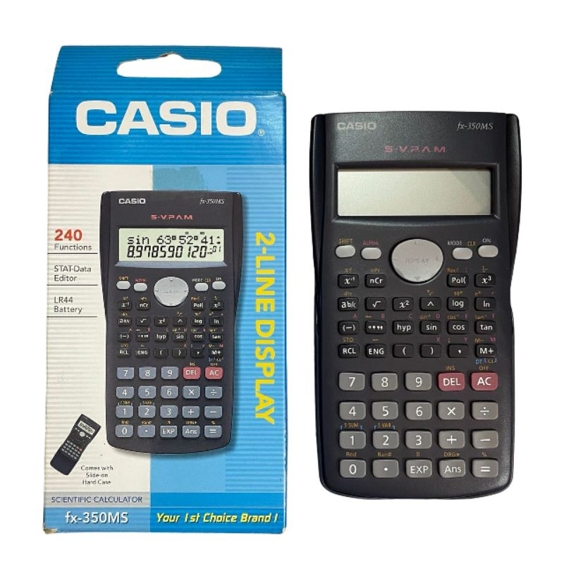 Casio Calculator Scientific fx-350MS (100% Original) | Shopee Malaysia