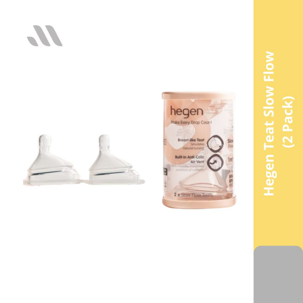 Hegen Teat Extra Slow Flow (2 Pack) [Ready stock] [Original] | Shopee ...