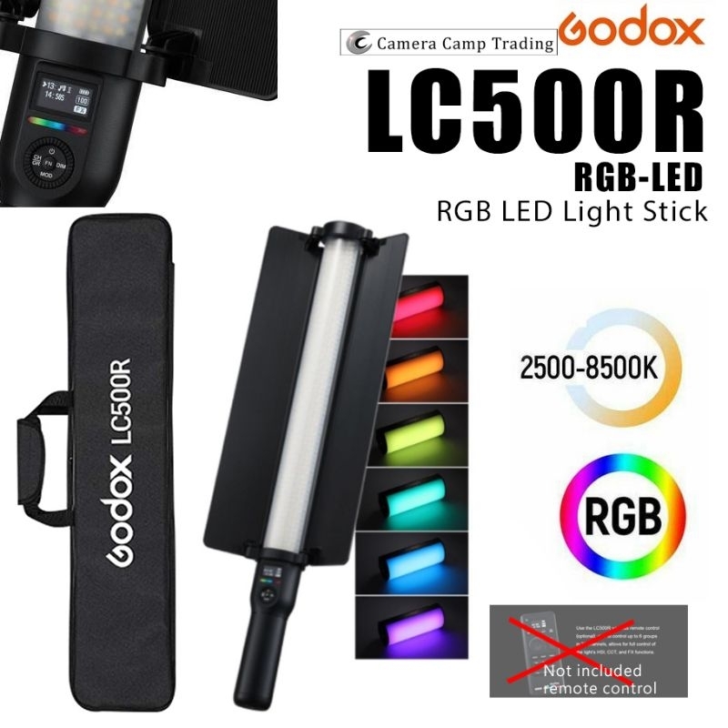 Godox LC500R RGB LED Light Stick & Nicefoto TC-C2 RGB LED Stick **NOT ...