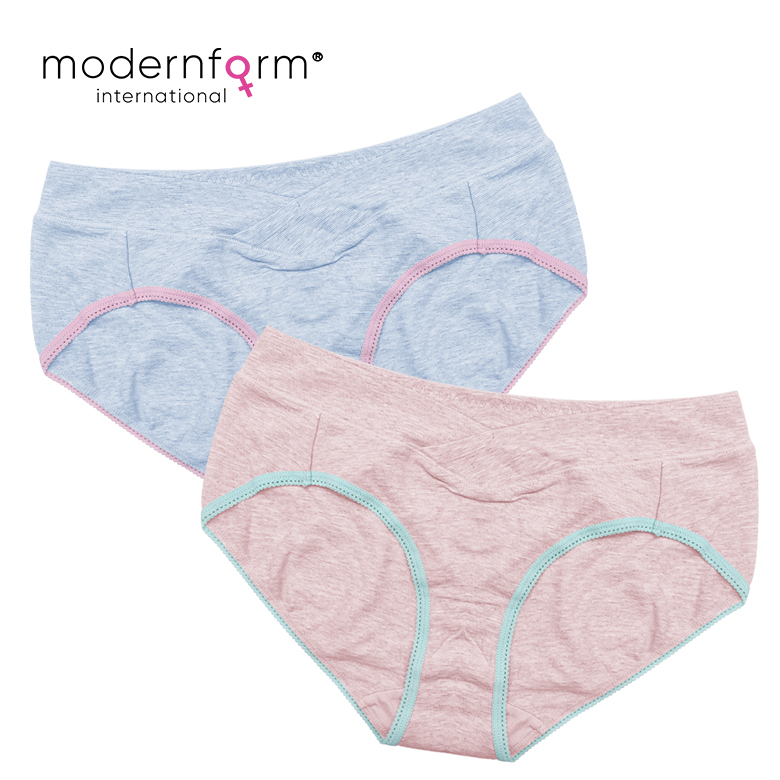 Modernform Maternity Panties Soft Cotton Material Pack of 2 with Classic Design  Comfortable for Pregnant Women (M1901)