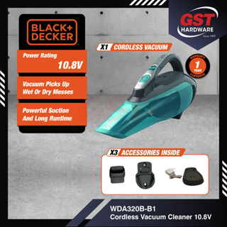 BLACK+DECKER 10.8V Wet and Dry Vacuum Cleaner WDA320B 