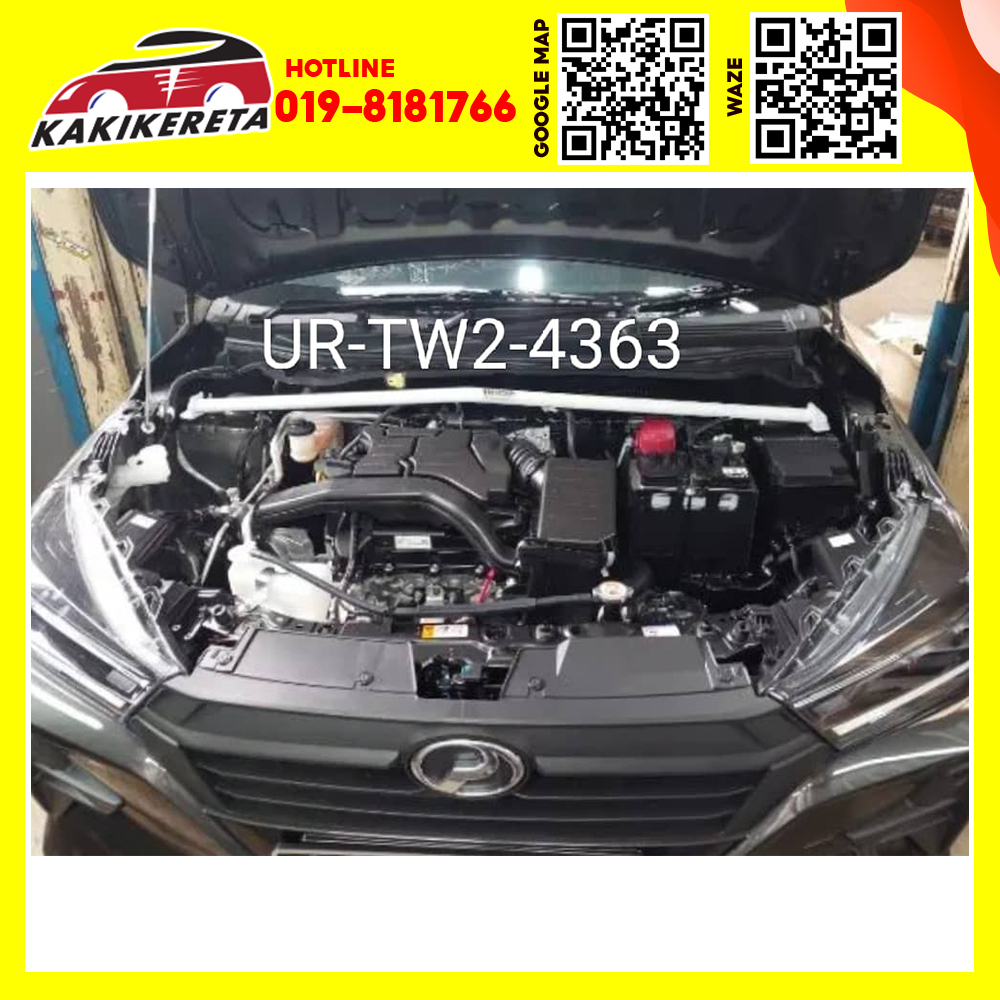 Perodua AXIA (A300) 1.0 2023 100%Original Ultra Racing Bar (FUII SET ...
