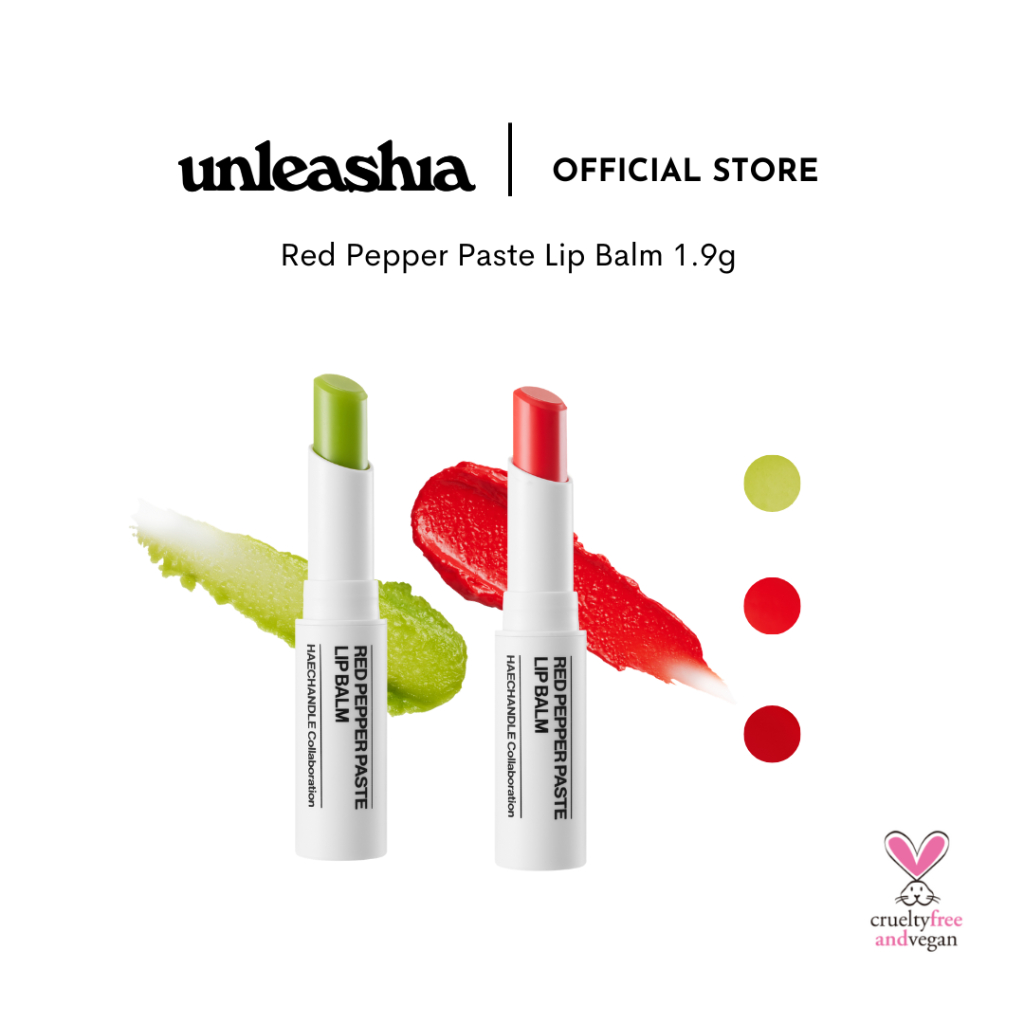 Unleashia Red Pepper Paste Lip Balm 3 colours (1.9g) Shopee Malaysia