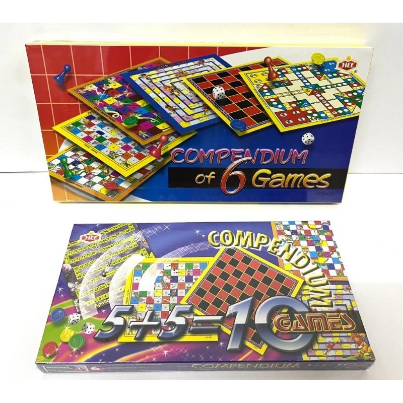 Compendium 6in1/10in1 Games Set (per box) | Shopee Malaysia