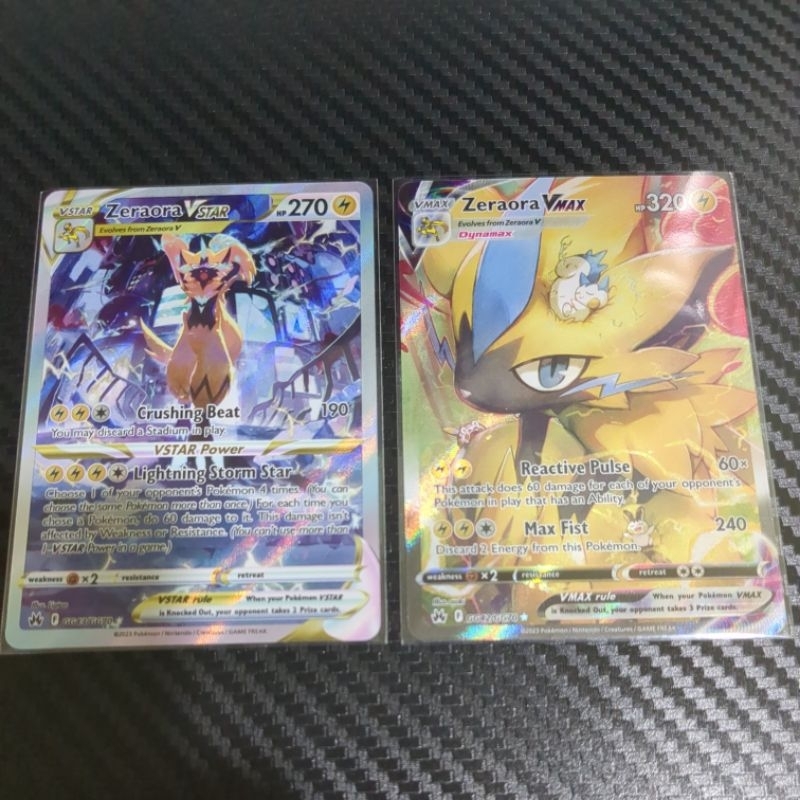 PTCG Crown Zenith Zeraora Vstar GG43/GG70 / Zeraora Vmax GG42/GG70
