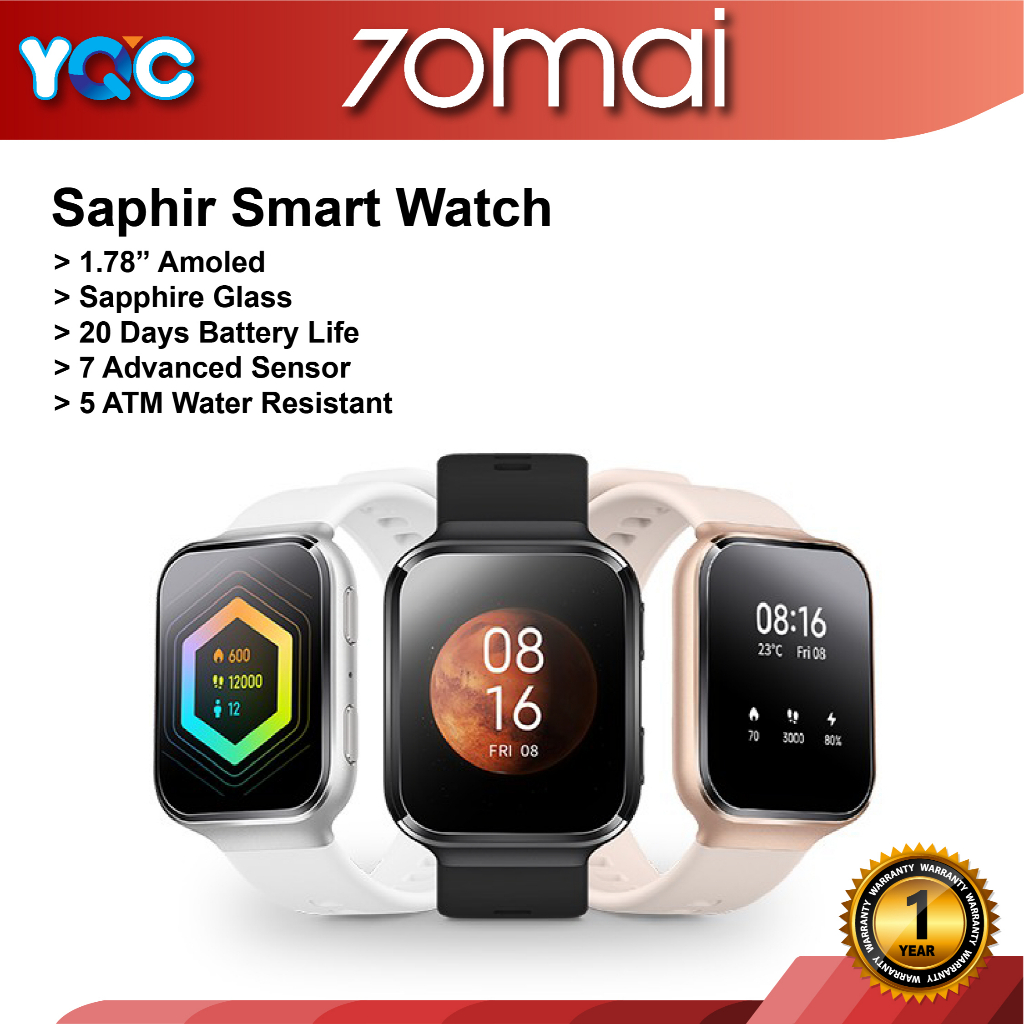 70mai saphir watch discount harga