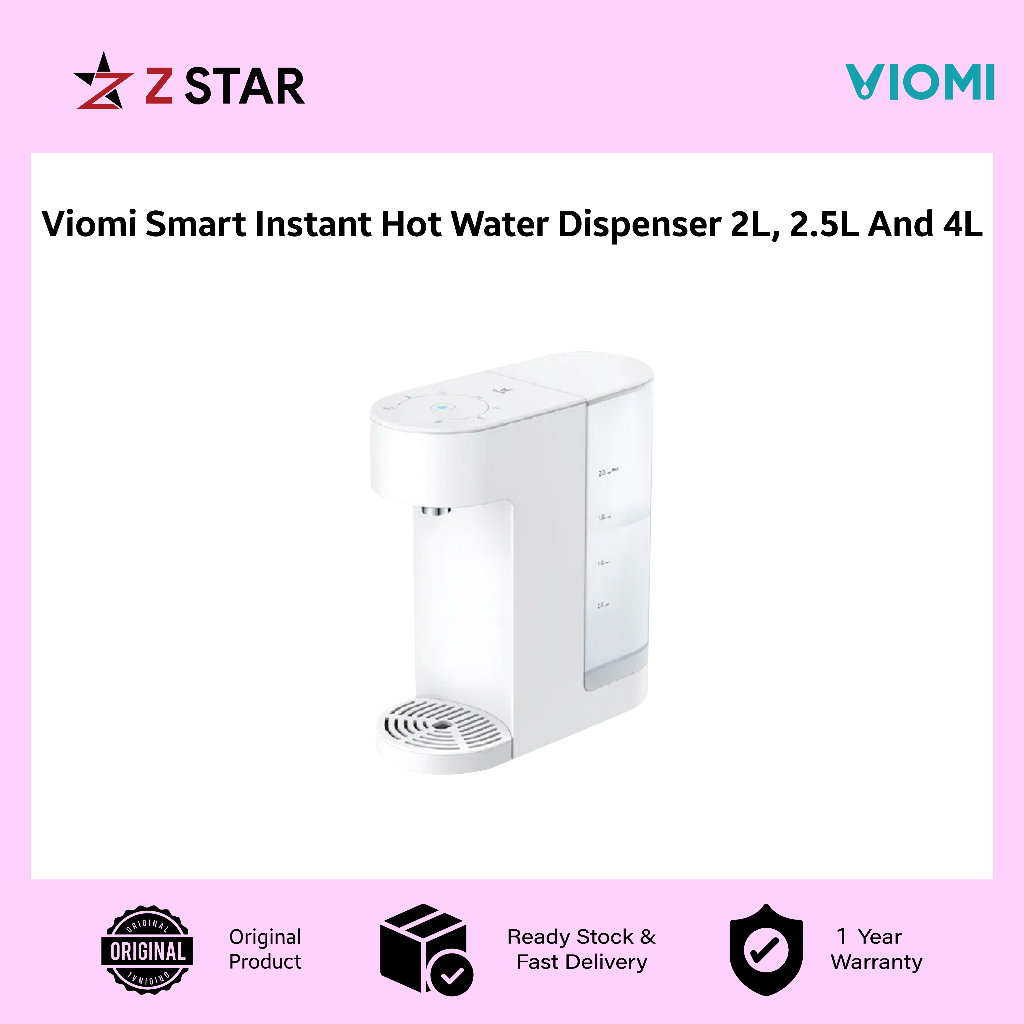 Viomi Smart Instant Hot Water Dispenser [2L/4L Large Capacity OneButton to Heat Up Water