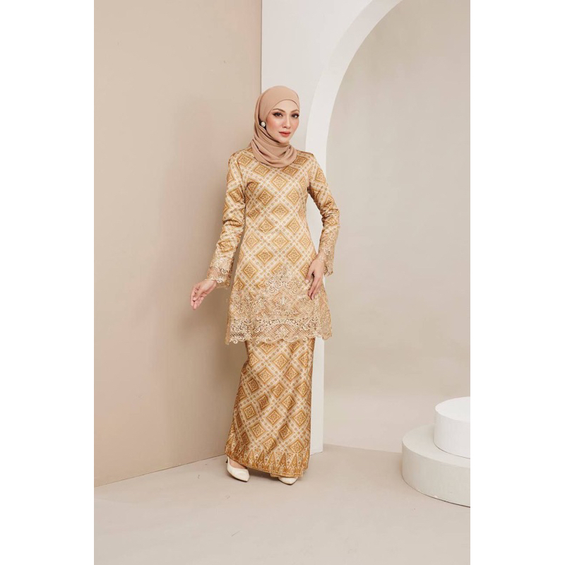 DAYANG SONGKET KURUNG baju raya nikah tunang event | Shopee Malaysia