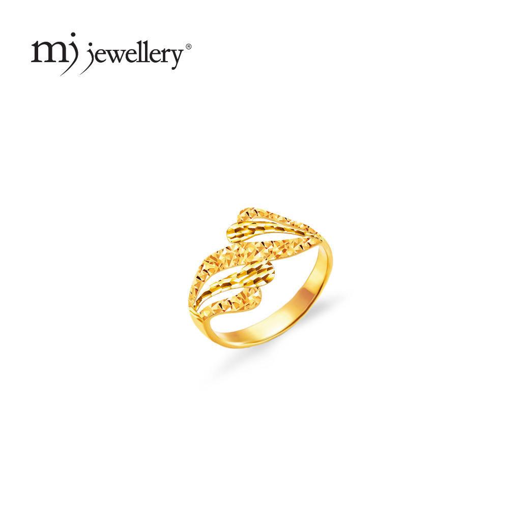 MJ Jewellery 916/22K Gold Ring C17 | Shopee Malaysia