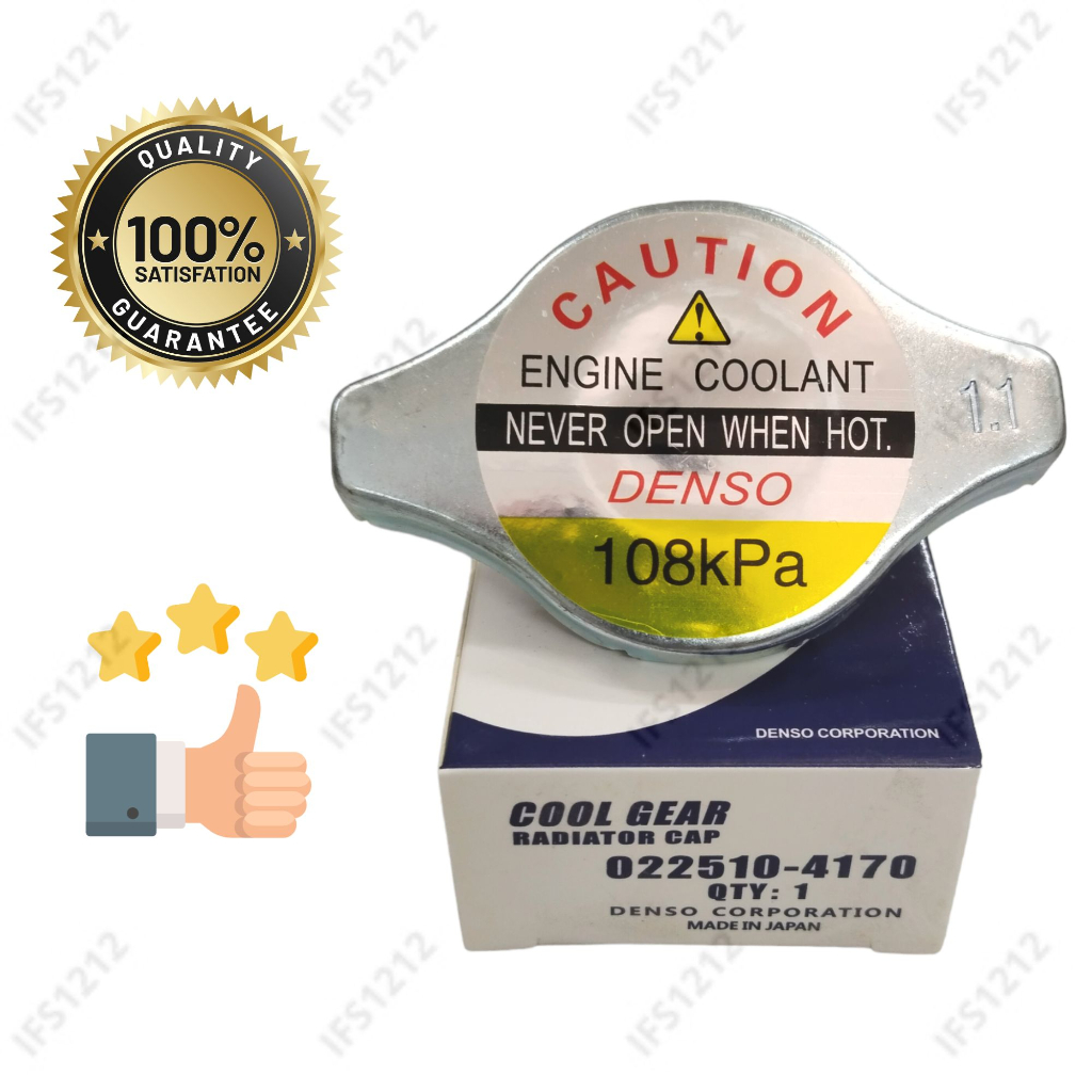 🇲🇾READY STOCK🔥 R126 DENSO COOL GEAR RADIATOR CAP (1.1) 0225104170