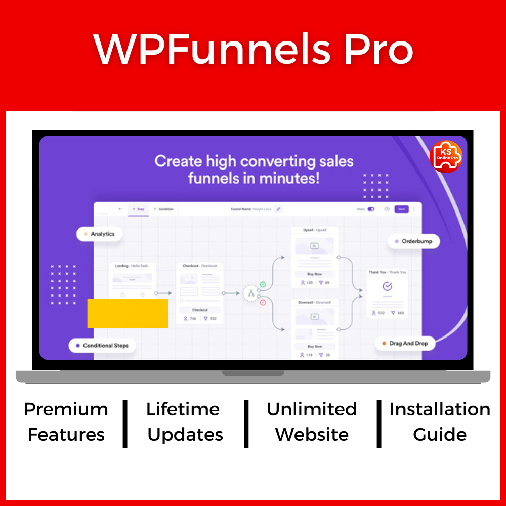 [Lifetime] WPFunnels Pro Sales Funnel Builder for WordPress Plugin