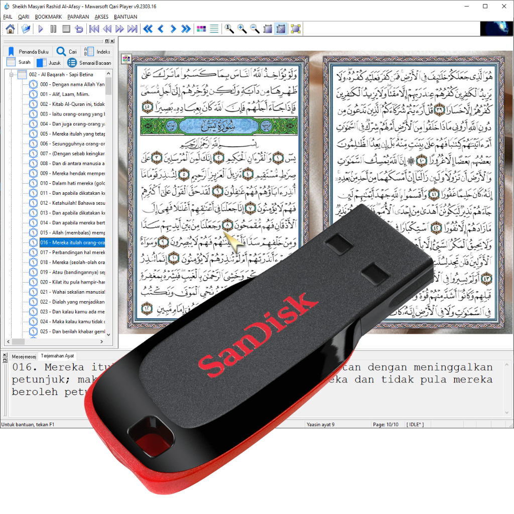 Mawarsoft Qari Player 9 In Pen Drive (Unlimited Install - No Product ...