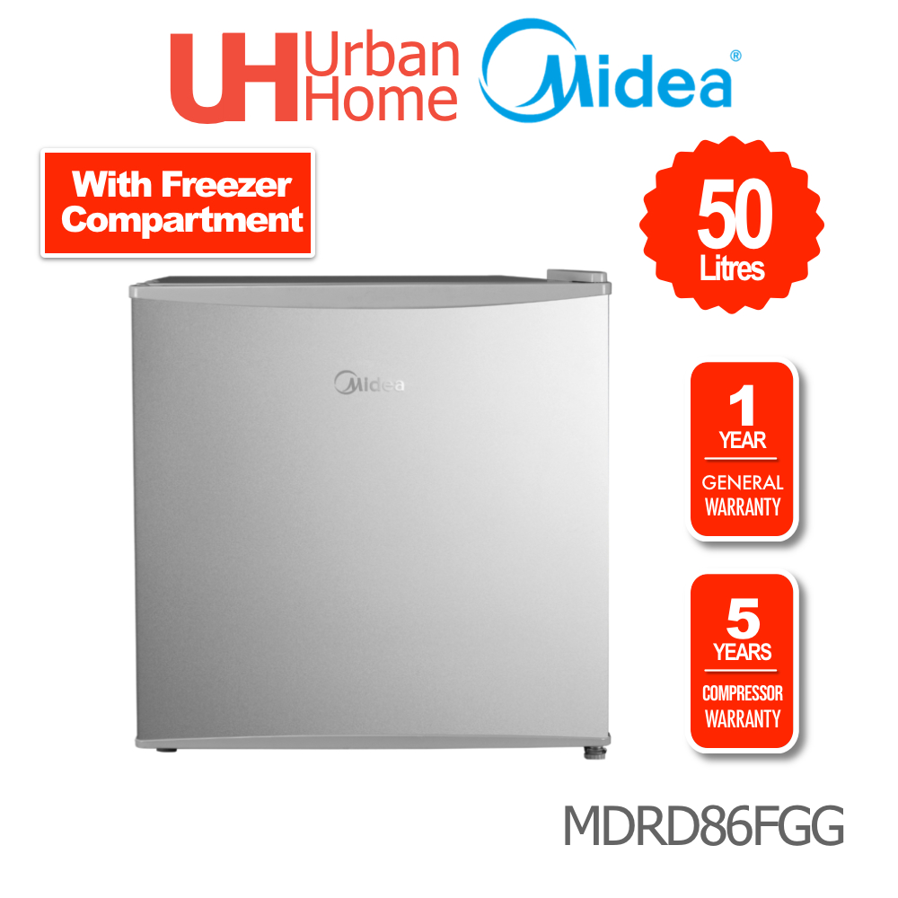 Midea Mini Bar Refrigerator Peti Sejuk Kecil (50L) MDRD86FGG Shopee