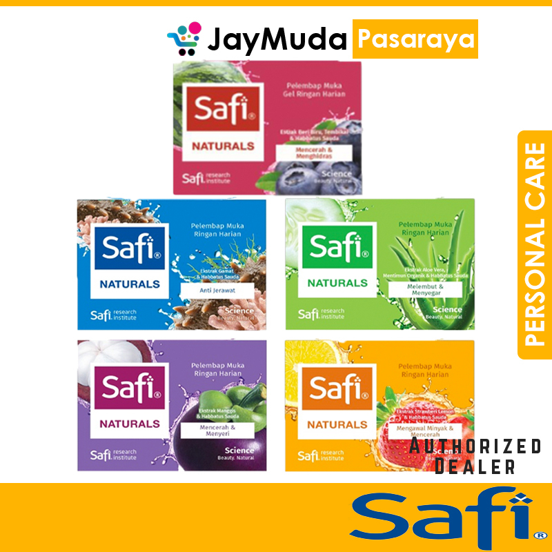 Safi Naturals Facial Moisturizer Cream 50g Gamat Manggis Strawberry