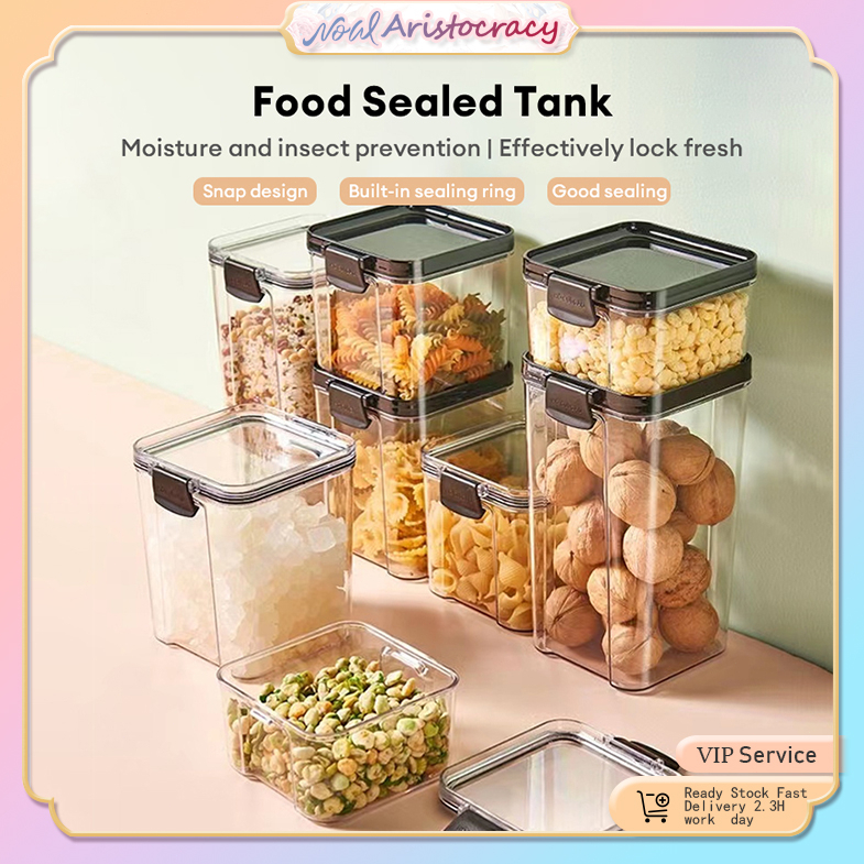 Premium Food Storage Container Food Sealed Tank Plastic Sealed Cans