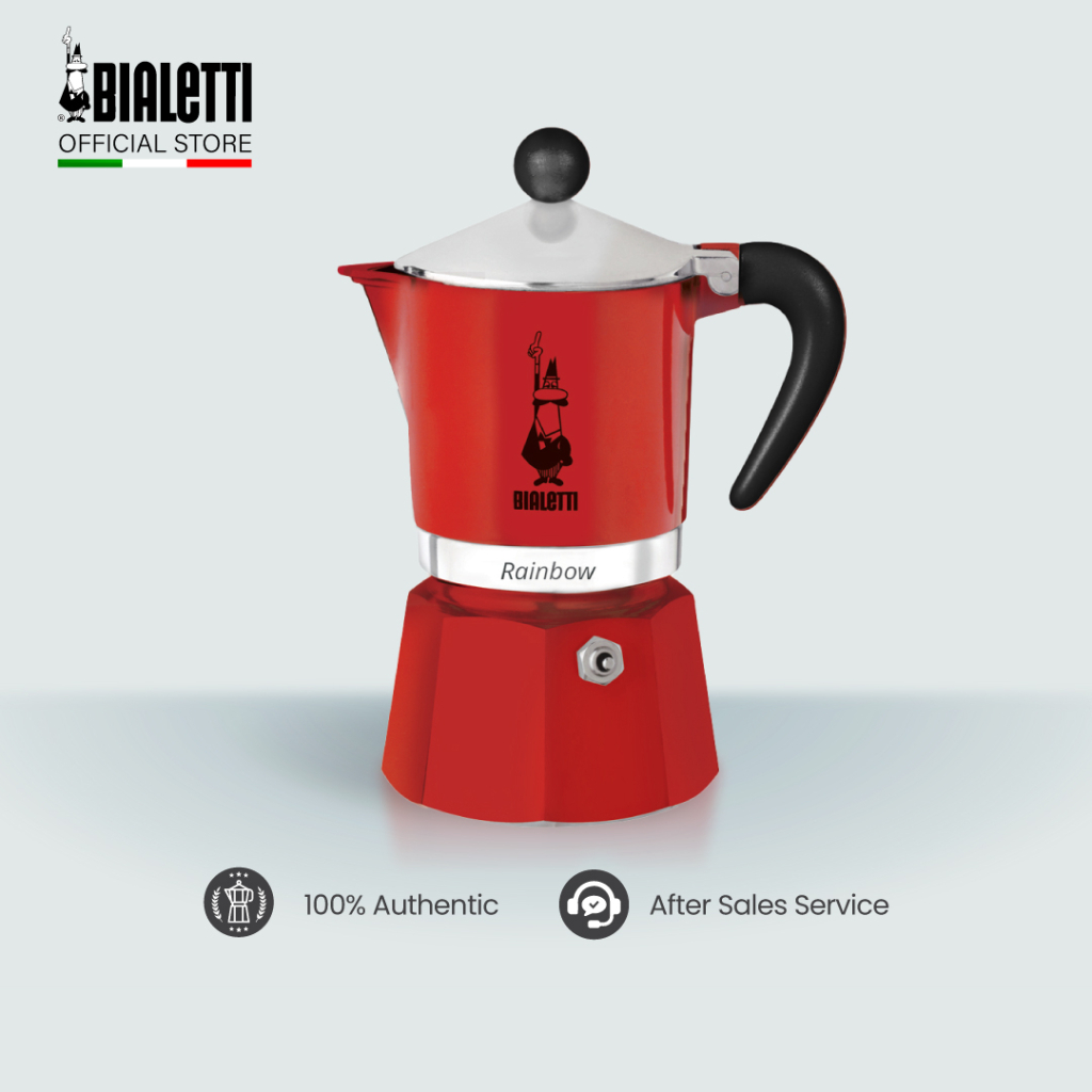 Bialetti Aluminum 6 Cup Stovetop Steamer Espresso Coffee Maker Brewer,  Silver