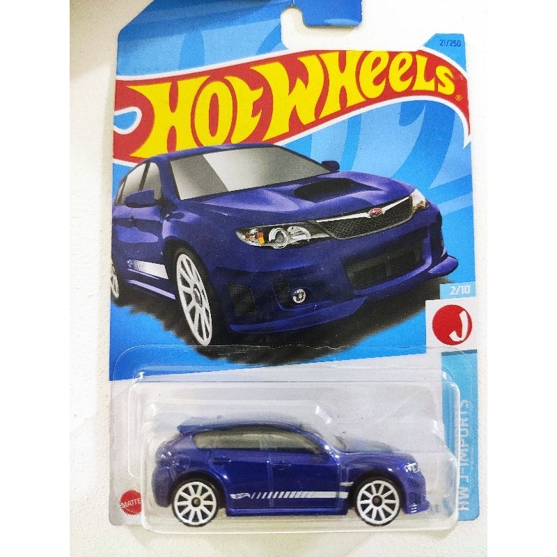 Hot Wheels Subaru Wrx Sti Blue Shopee Malaysia