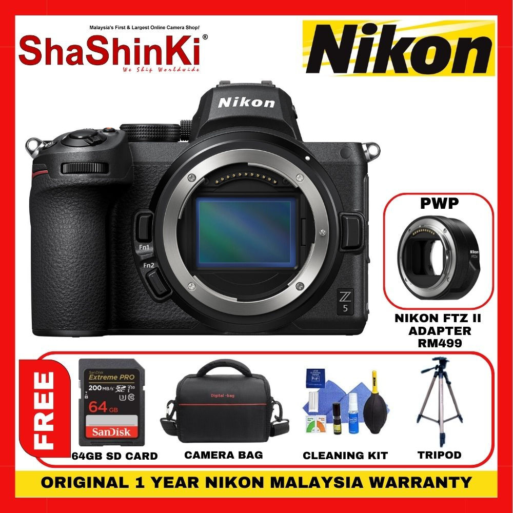Nikon Z5 Mirrorless Digital Camera (Body Only) (Original Nikon Malaysia