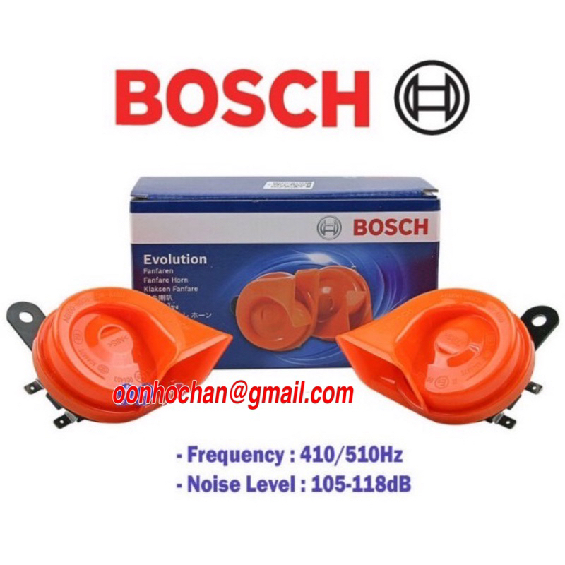 100% ORIGINAL GENUINE BOSCH EVOLUTION FANFARE COMPACT BM TWIN HORN ...