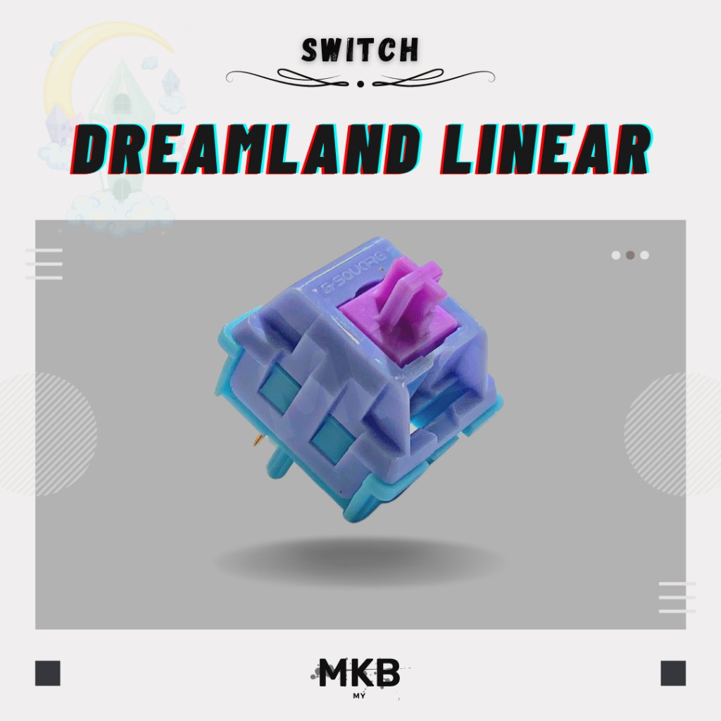 [READY STOCK] G-Square Dreamland Linear Switches Switch for Mechanical ...