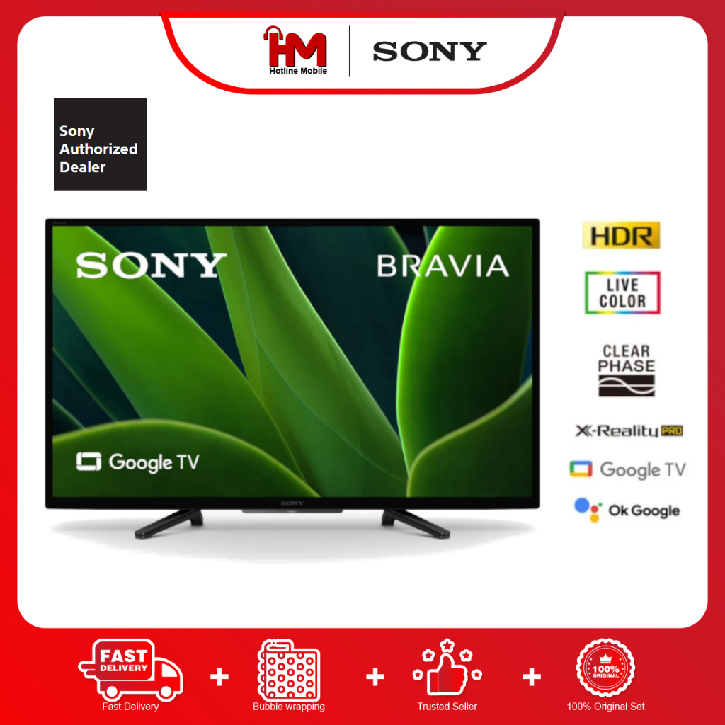Sony KD32W830K 32" HD Ready Smart TV (Google TV) Shopee Malaysia