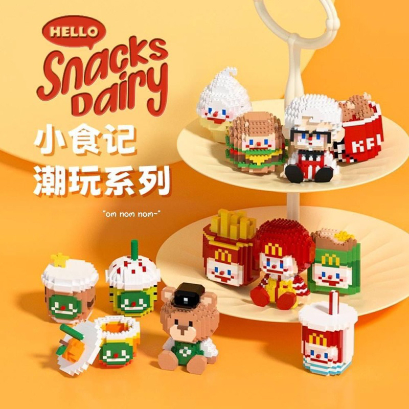 Famous Fast Food Restaurant Cafe Cute Snacks Coffee Foodie Building ...