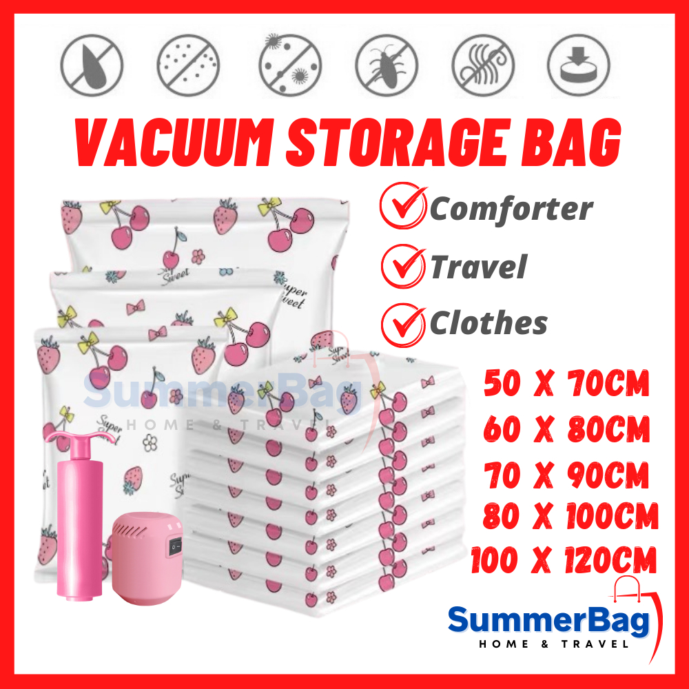 Vacuum Bag Clothes Organization Vacuum Storage Bag With Electric Pump
