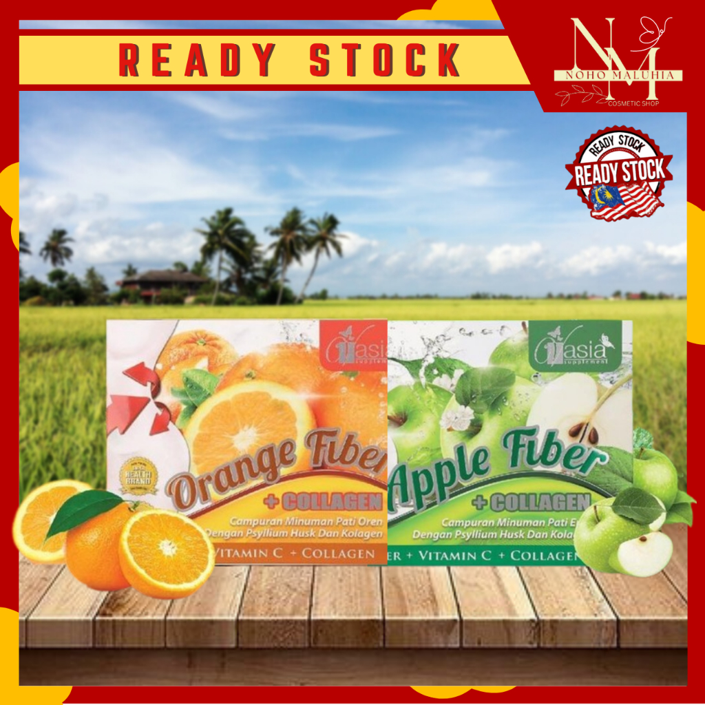 V'ASIA APPLE FIBER & ORANGE FIBER + COLLAGEN 💯💯 Shopee Malaysia