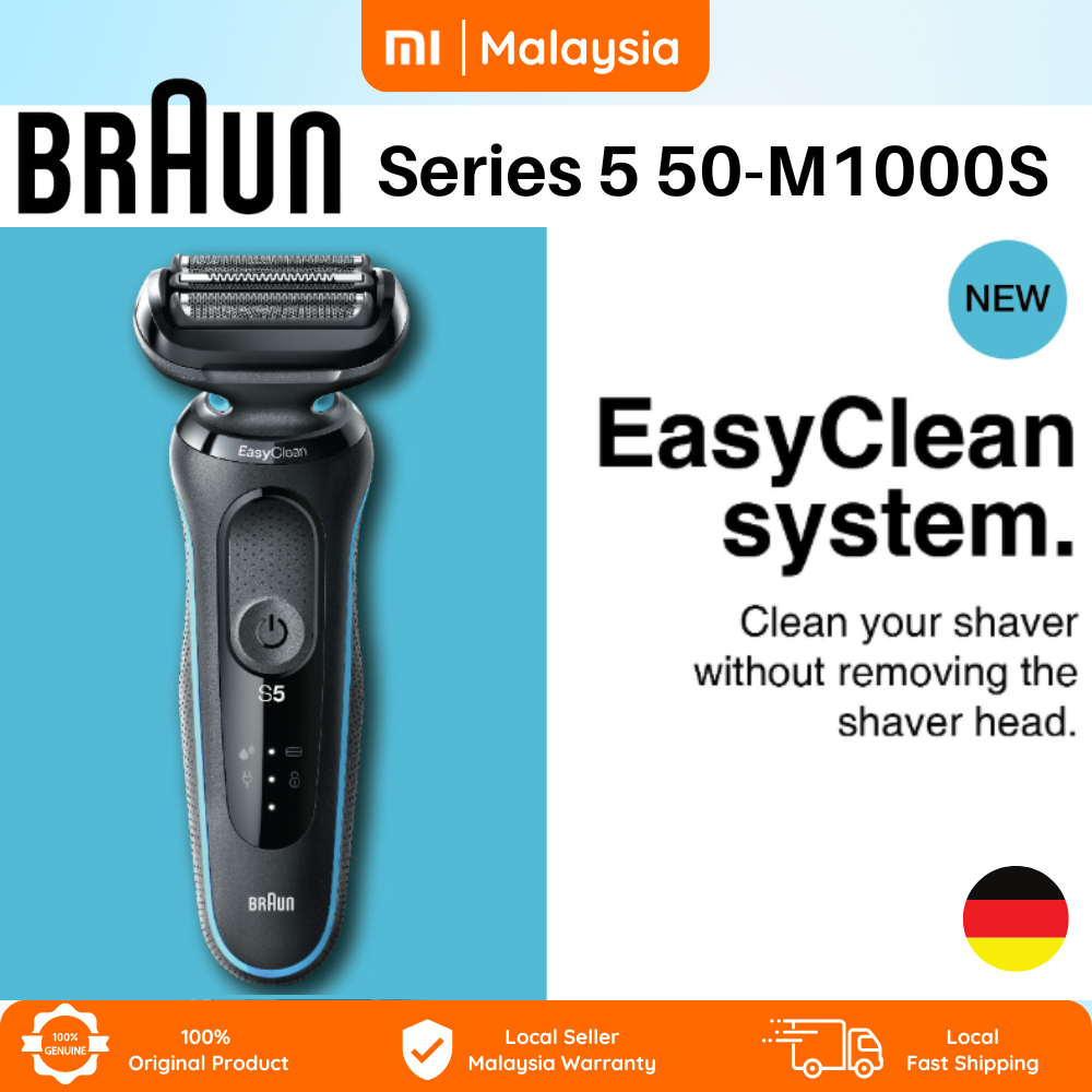 Braun Series 5 50 M1000s Wet And Dry Electric Shaver For Men Shopee