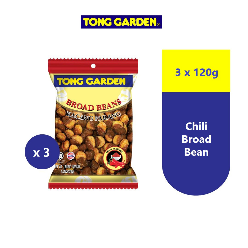 (Bundle of 3) Tong Garden Chilli Broad Bean 120g | Shopee Malaysia