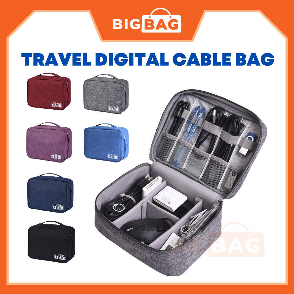 Travel Cable Bag Digital Bag Gadget Bag Organizer Storage Pouch Electronics  Organizer Cable Storage Bag