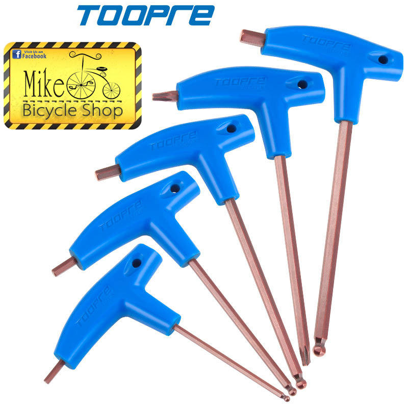 TOOPRE Allen Key T Wrench Bicycle Cycling Repair Tool Set Kit 3mm 4mm