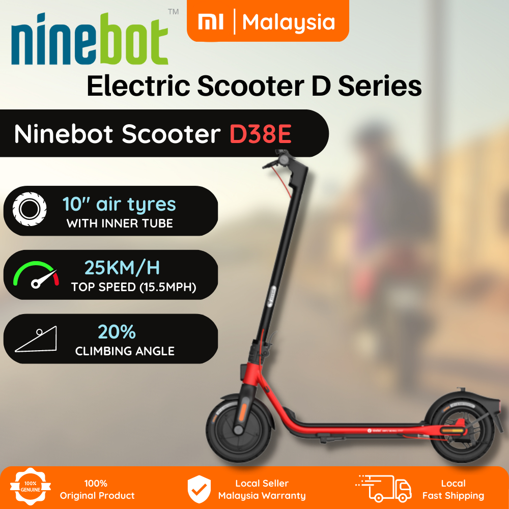 Ninebot Electric Scooter D Series D18E / D28E / D38E | Shopee Malaysia