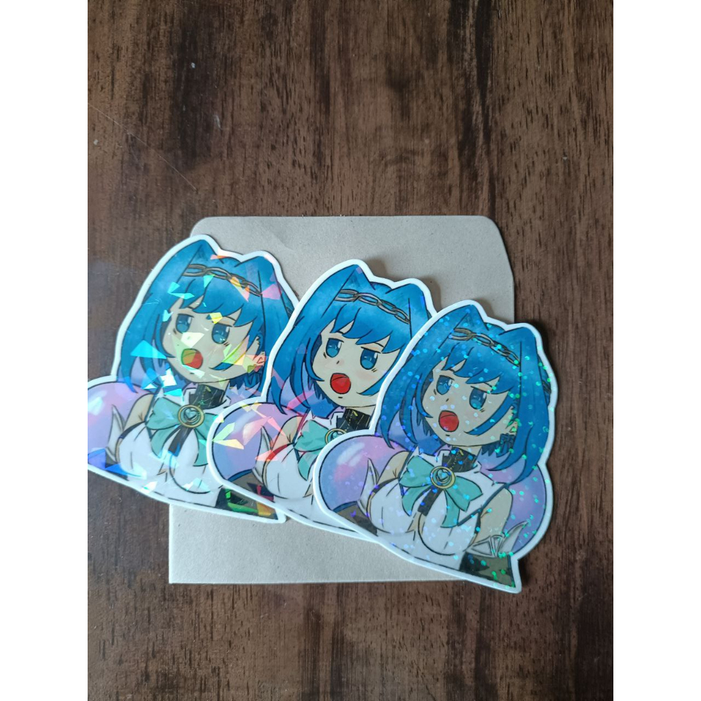 Carte Postale Hololive Ouro Kronii 2022 - Édition Anglaise, TSUKUMO, Quasi Neuve